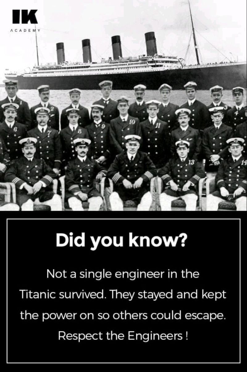 titanic engineers